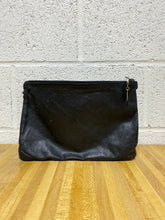 Load image into Gallery viewer, Vintage Soft Black Leather Handbag