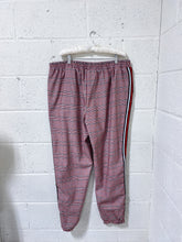 Load image into Gallery viewer, Burgundy Houndstooth Pants with Racing Stripe (16)