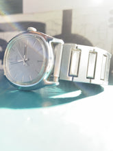 Load and play video in Gallery viewer, 70s Silver Tone Timex wind up
