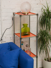 Load image into Gallery viewer, Orange and Chrome Shelf