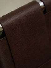 Load image into Gallery viewer, Leather and chrome counter stool