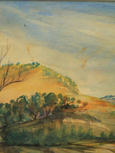 Load image into Gallery viewer, Vintage Watercolor Landscape Mid-20th Century