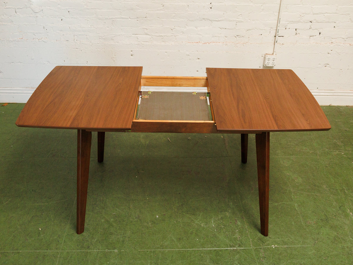 Butterfly Leaf Walnut Dining Table – Sunbeam Vintage