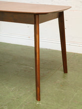 Load image into Gallery viewer, Walnut Dining Table with Leaf