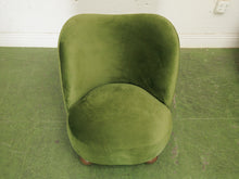 Load image into Gallery viewer, Tova Club Chair in Olive Green