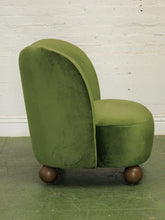 Load image into Gallery viewer, Tova Club Chair in Olive Green