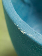 Load image into Gallery viewer, Large Blue Hourglass Planter