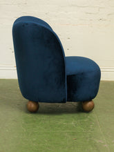 Load image into Gallery viewer, Tova Club Chair in Blue
