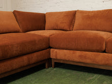 Load image into Gallery viewer, Lisette Sectional with Bumper chaise in Sienna