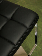 Load image into Gallery viewer, Square Panel Chrome Counter Stool