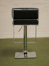 Load image into Gallery viewer, Square Panel Chrome Counter Stool