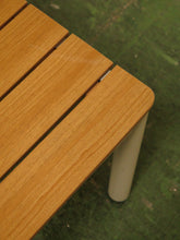 Load image into Gallery viewer, 3 Piece Outdoor Dining Set with Low-Maintenance Faux Wood Slats