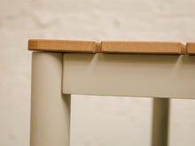 Load image into Gallery viewer, 3 Piece Outdoor Dining Set with Low-Maintenance Faux Wood Slats