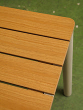 Load image into Gallery viewer, 3 Piece Outdoor Dining Set with Low-Maintenance Faux Wood Slats
