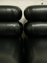 Load image into Gallery viewer, Elodie 3 piece armless in Noir Leather