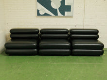 Load image into Gallery viewer, Elodie 3 piece armless in Noir Leather