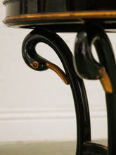 Load image into Gallery viewer, Vintage Hollywood Regency Side Table Swan leg