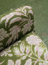 Load image into Gallery viewer, Green Floral Club Chair
