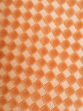 Load image into Gallery viewer, Salmon Checker Chrome Armchair