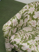 Load image into Gallery viewer, Green Floral Club Chair