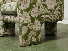 Load image into Gallery viewer, Green Floral Club Chair