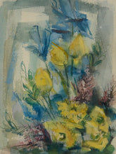 Load image into Gallery viewer, 1960’s Mid Century Painting of wild flowers