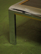Load image into Gallery viewer, Chrome 1970’s Coffee Table Square