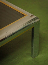 Load image into Gallery viewer, Chrome 1970’s Coffee Table Square