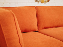 Load image into Gallery viewer, Diana Sofa in Groove Rust