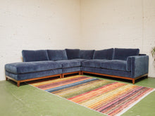 Load image into Gallery viewer, Lisette Sectional Amici indigo