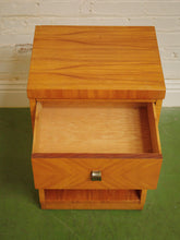 Load image into Gallery viewer, Vintage Single one drawer Nightstand