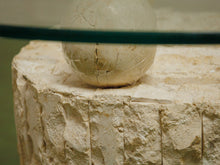 Load image into Gallery viewer, Postmodern Tessellated Mactan Stone Small Coffee Table by Magnussen Ponte 1980’s