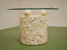 Load image into Gallery viewer, Postmodern Tessellated Mactan Stone Small Coffee Table by Magnussen Ponte 1980’s