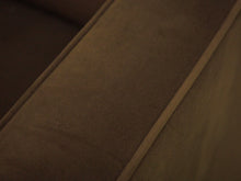 Load image into Gallery viewer, Dark green three-piece modular sectional corner sofa