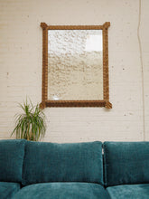 Load image into Gallery viewer, Neoclassical Vintage mirror with distressing on mirror