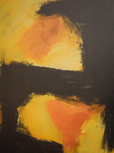 Load image into Gallery viewer, Abstract in black and orange