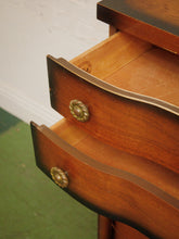 Load image into Gallery viewer, 1950’s Tobacco finish Highboy Dresser by Basset