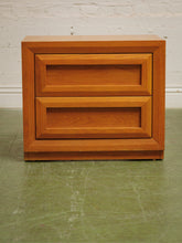 Load image into Gallery viewer, 2 drawer Nightstand