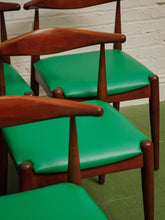 Load image into Gallery viewer, Scandi Dining Chair in Kelly Green