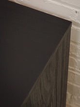 Load image into Gallery viewer, Black and Rattan Credenza