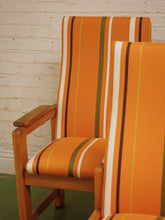 Load image into Gallery viewer, Vintage Oak 1970s Chairs New upholstery