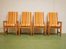 Load image into Gallery viewer, Vintage Oak 1970s Chairs New upholstery
