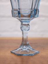 Load image into Gallery viewer, Blue Vintage Wine Goblets Set of 8