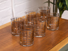 Load image into Gallery viewer, Gold and Black Cocktail Glasses
