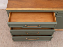 Load image into Gallery viewer, Sage Green Vintage Dresser