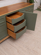 Load image into Gallery viewer, Sage Green Vintage Dresser