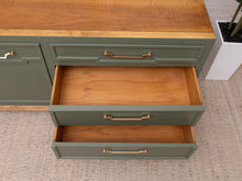 Load image into Gallery viewer, Sage Green Vintage Dresser