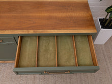 Load image into Gallery viewer, Sage Green Vintage Dresser