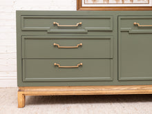 Load image into Gallery viewer, Sage Green Vintage Dresser