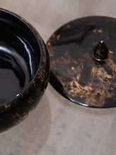 Load image into Gallery viewer, 1950’s gold and black modernist trinket box